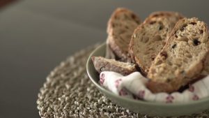 Yeast dough or baking powder